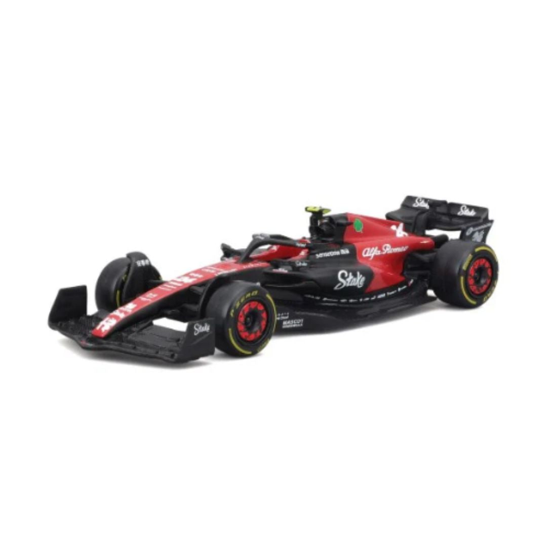 Bburago Alfa Romeo F1 Team #24 Zhou Guanyu - Stake C43 2023 - 1:43 Die-Cast Scale Model