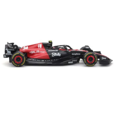 Bburago Alfa Romeo F1 Team #24 Zhou Guanyu - Stake C43 2023 - 1:43 Die-Cast Scale Model