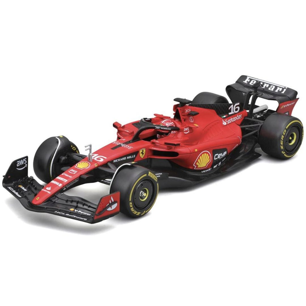 Bburago Ferrari F1 SF-23 #16 Charles Leclerc 1:24 Die-Cast Scale Model