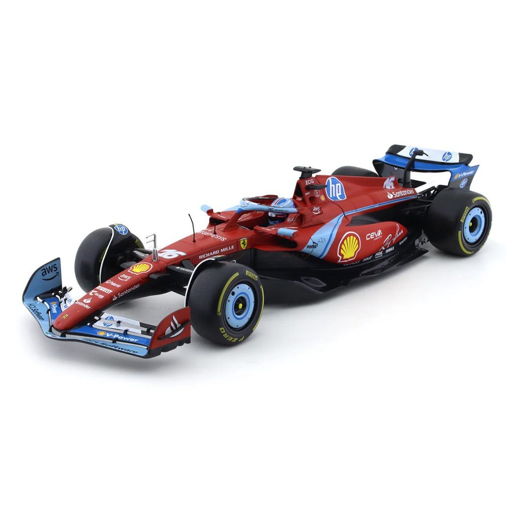 Bburago F1 2024 Ferrari SF24 #16 Charles Leclerc 1:18 Miami GP