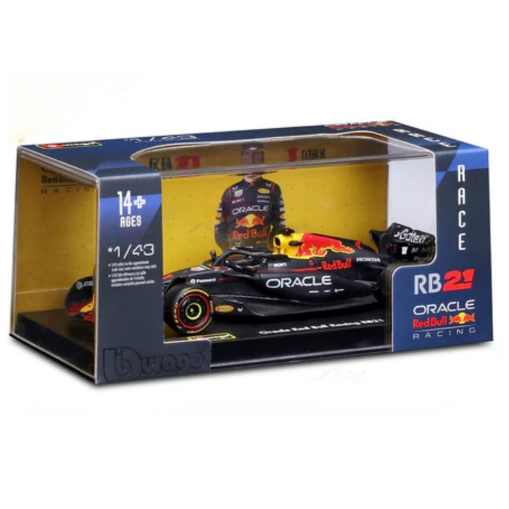 Bburago: F1 Oracle Red Bull Racing RB21 #01 Max Verstappen (Scale 1:43)