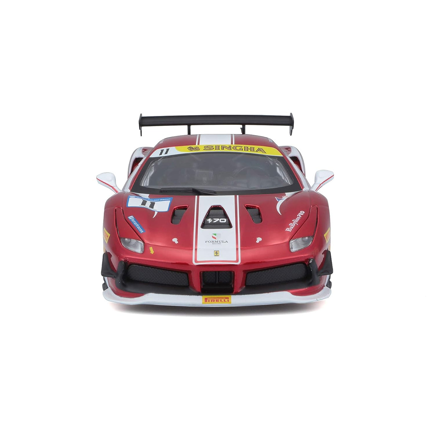 Bburago Ferrari 488 Challenge #11 Die Cast Scale Model (1:24)