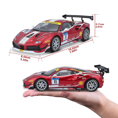 Bburago Ferrari 488 Challenge #11 Die Cast Scale Model (1:24)