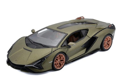 Bburago  Lamborghini Sin FKP 37 Green 1:24 Die-Cast Scale Model