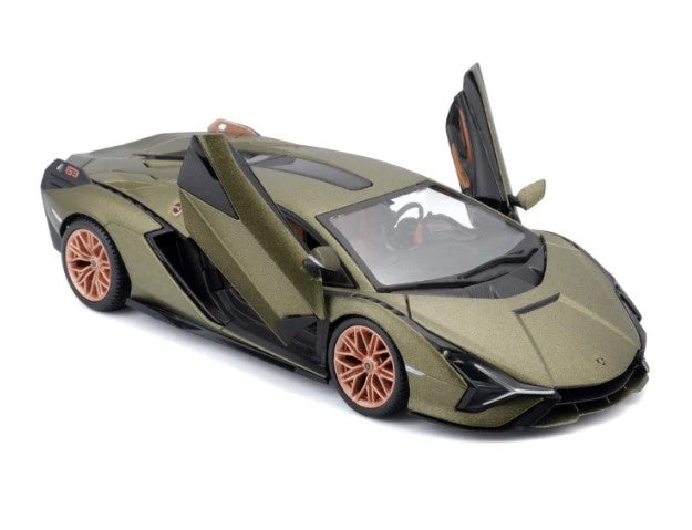 Bburago  Lamborghini Sin FKP 37 Green 1:24 Die-Cast Scale Model