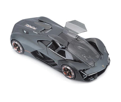 Bburago Lamborghini Terzo Millennio Mat Grey - 1:24 Die-Cast Scale Model