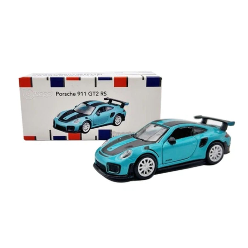 Bburago: Porsche 911 GT2 RS - Blue (Scale 1:64)