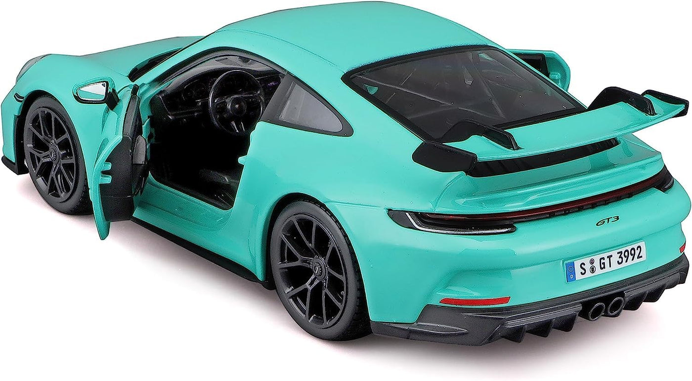 Bburago Porsche 911 GT3 Green 1:24 Die-Cast Scale Model