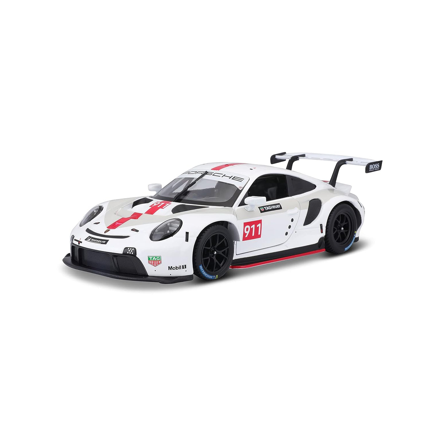 Bburago Porsche 911 RSR White - 1:24 Die-Cast Scale Model