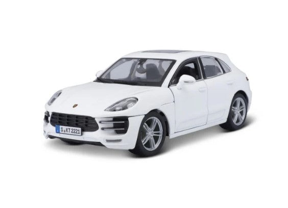 Bburago Porsche Macan White 1:24 Die-Cast Scale Model