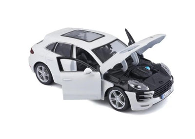 Bburago Porsche Macan White 1:24 Die-Cast Scale Model