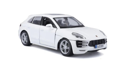 Bburago Porsche Macan White 1:24 Die-Cast Scale Model