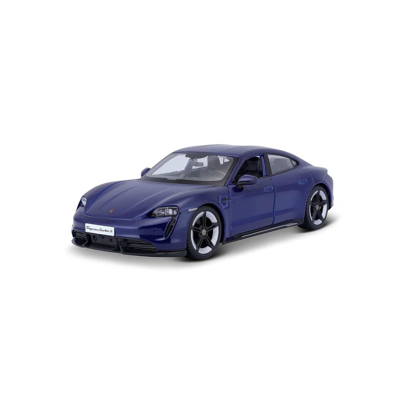 Bburago Porsche Taycan Turbo S Blue - 1:24 Die-Cast Scale Model