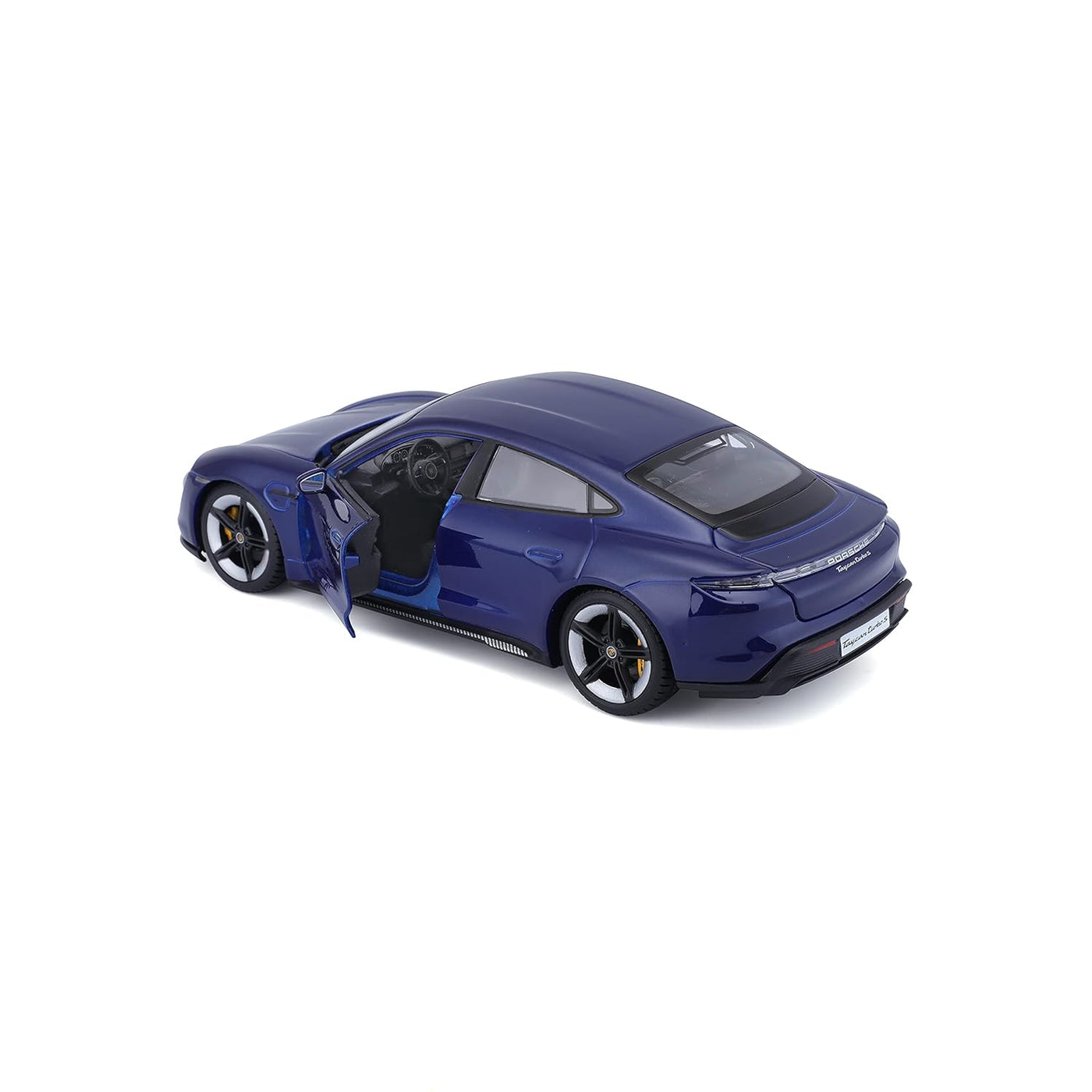 Bburago Porsche Taycan Turbo S Blue - 1:24 Die-Cast Scale Model