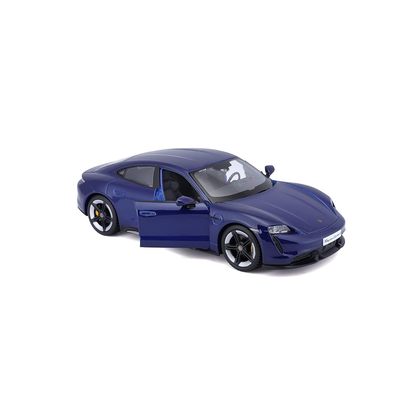 Bburago Porsche Taycan Turbo S Blue - 1:24 Die-Cast Scale Model