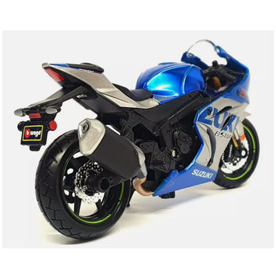 Bburago Suzuki GSX-R1000 R 2021 Blue 1:18