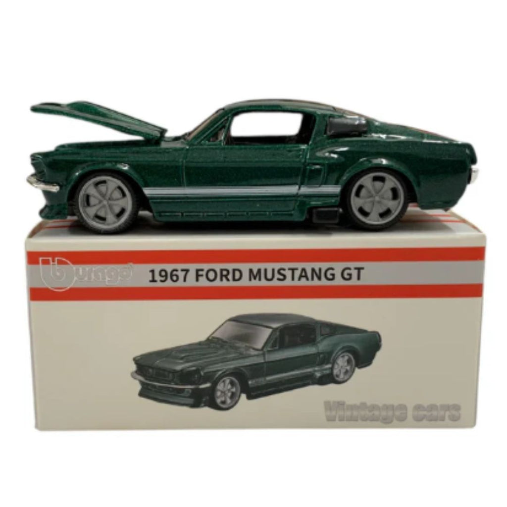 Bburago: Vintage Car - 1967 Ford Mustang GT (Scale 1:64)