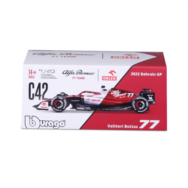 スパーク 1/43 アルファロメオ C42 ボッタス 2022エミリアロマーニャ