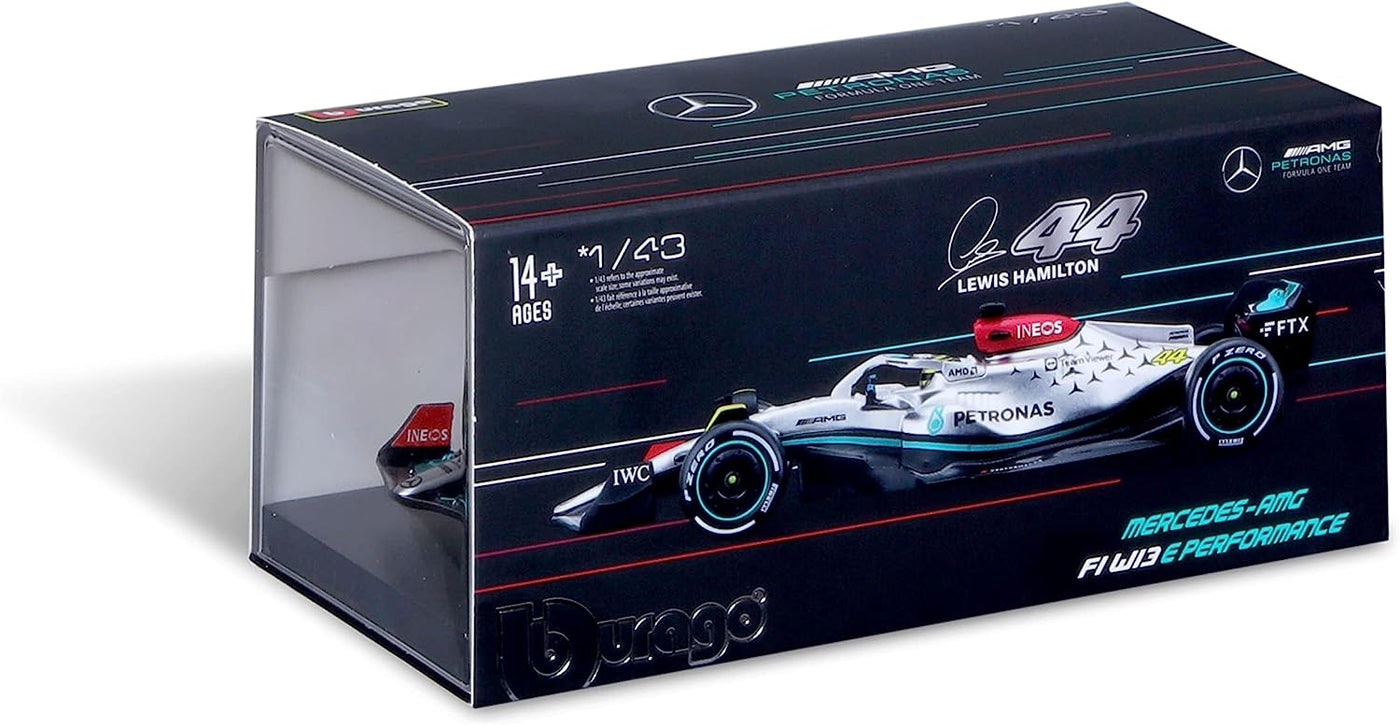 2022 Merecedes AMG F1- W13 E Performance #44 Lewis Hamilton (Scale 1:43) | Bburago