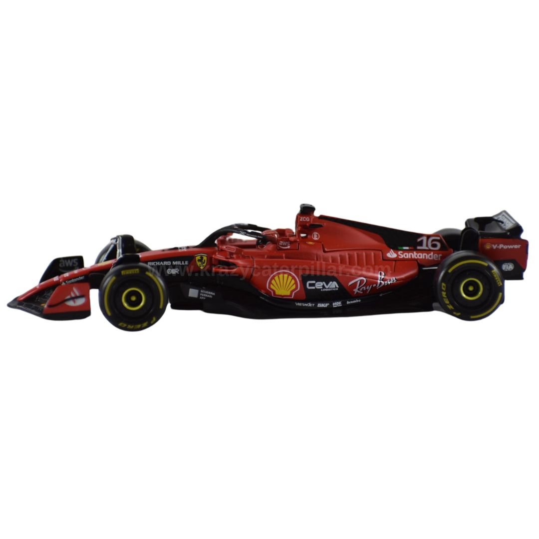 Bburago: 2023 Ferrari Racing SF23 Formula 1 Team #16 Charles Leclerc Die-Cast Scale Model (1:43)