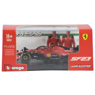 Bburago: 2023 Ferrari Racing SF23 Formula 1 Team #16 Charles Leclerc Die-Cast Scale Model (1:43)