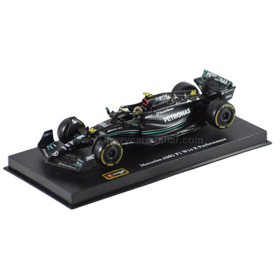 Bburago: 2023 Petronas Mercedes F1 W14 E Performance #44 Lewis Hamilton Die-Cast Scale Model (1:43)