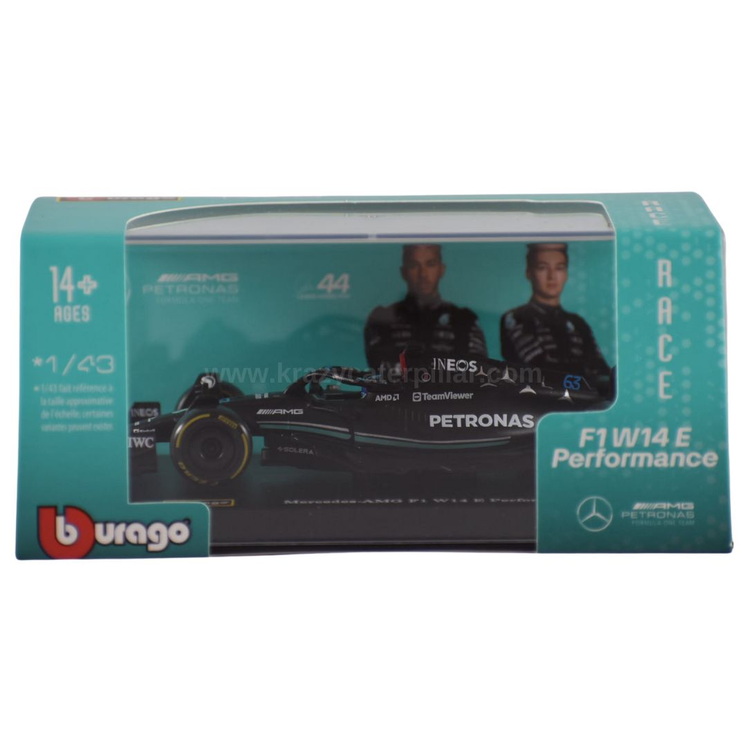 Bburago: 2023 Petronas Mercedes F1 W14 E Performance #63 George Russel Die-Cast Scale Model (1:43)