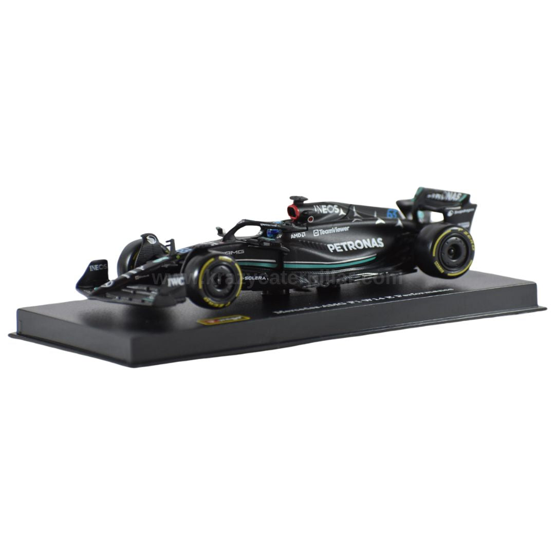 Bburago: 2023 Petronas Mercedes F1 W14 E Performance #63 George Russel Die-Cast Scale Model (1:43)