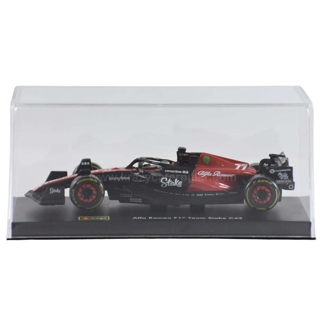 Bburago: 2023 Alfa Romeo FormuLa 1 Team #77 Valtteri Bottas  Die-Cast Scale Model (1:43)