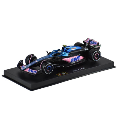 Bburago: 2023  BWT Alpine FormuLa 1 Team #10 Pierre Gasly  Die-Cast Scale Model (1:43)