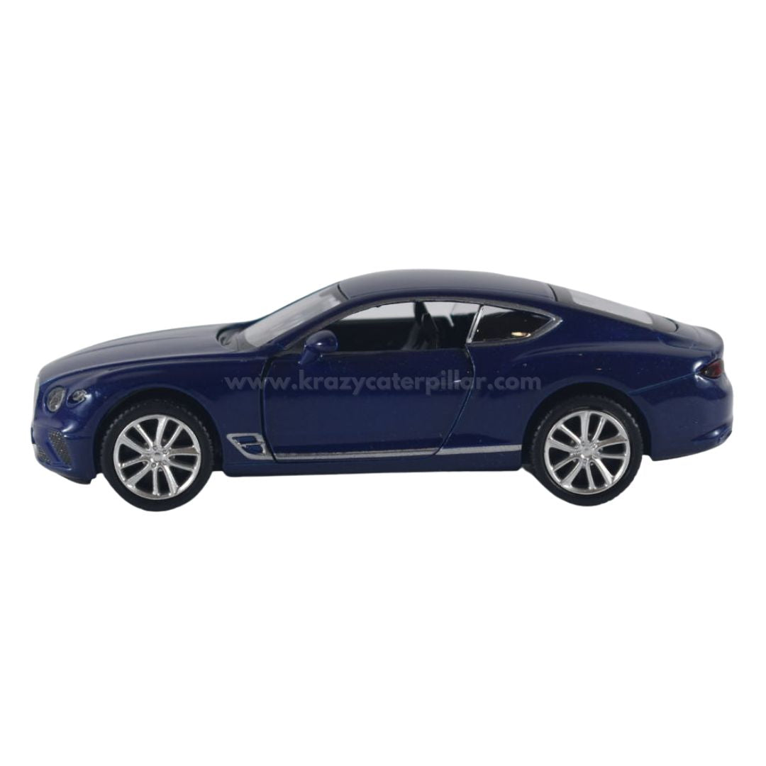 Super Fast City Car : Bentley Continental GT - Blue  - Die-Cast Scale Model (1:32)