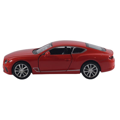 Super Fast City Car : Bentley Continental GT - Red - Die-Cast Scale Model (1:32)