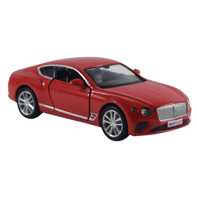 Super Fast City Car : Bentley Continental GT - Red - Die-Cast Scale Model (1:32)