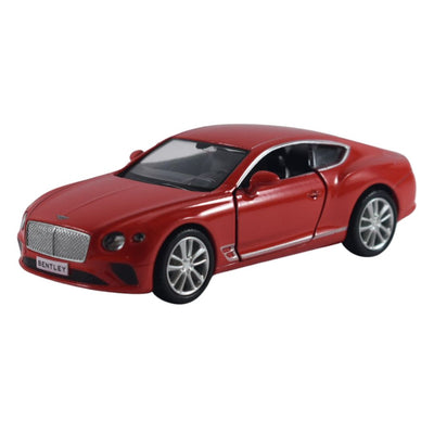 Super Fast City Car : Bentley Continental GT - Red - Die-Cast Scale Model (1:32)