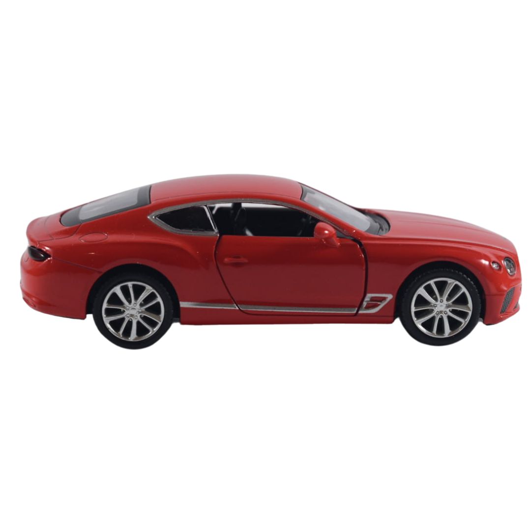 Super Fast City Car : Bentley Continental GT - Red - Die-Cast Scale Model (1:32)