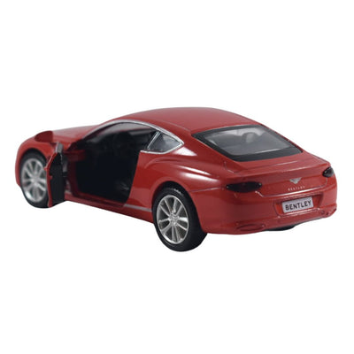 Super Fast City Car : Bentley Continental GT - Red - Die-Cast Scale Model (1:32)