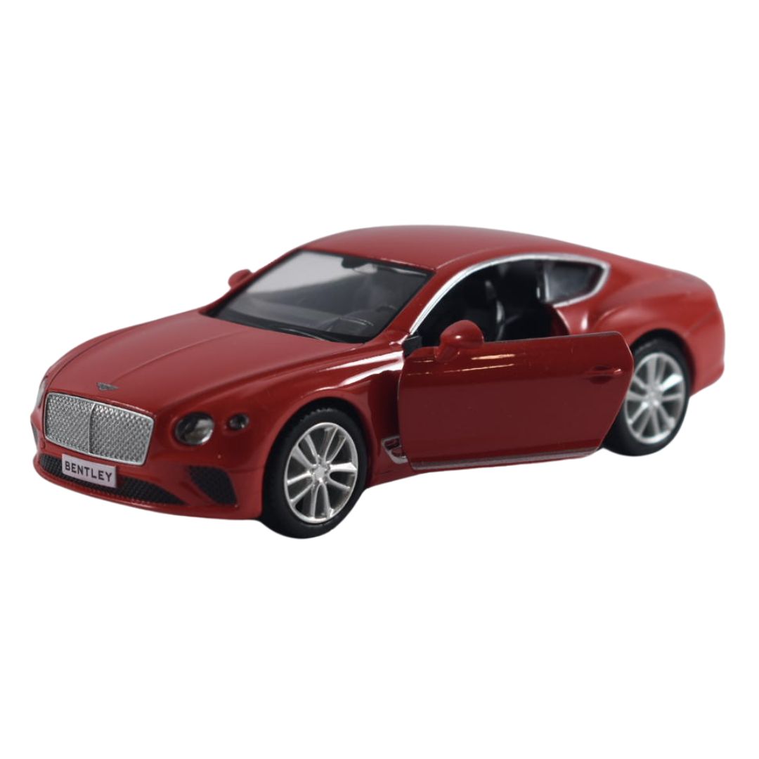 Super Fast City Car : Bentley Continental GT - Red - Die-Cast Scale Model (1:32)