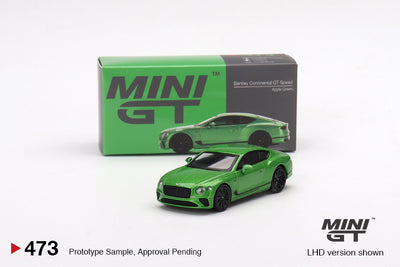 Mini GT Bentley Continental GT Speed 2022 Apple Green