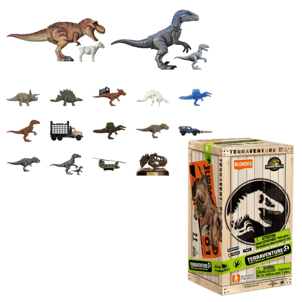Blokees: Jurassic World Terraventure TS 01 Dinosaur Capture Operation