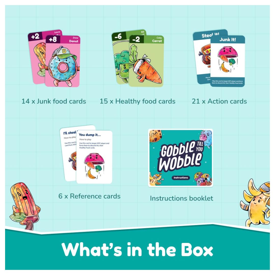 Bloomingo Gobble Till You Wobble - Card Game