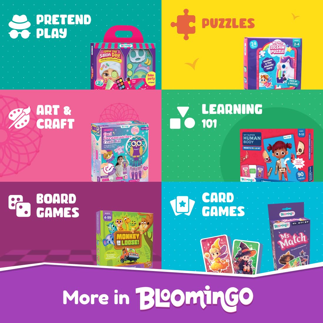 Bloomingo: Kitty Shaped Sling Bag Art & Craft Kit