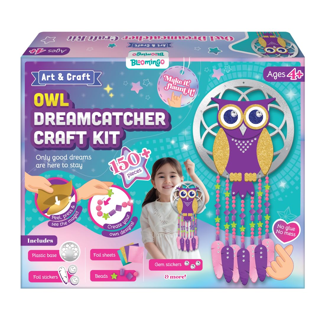 Bloomingo: Owl Dreamcatcher Art & Craft Kit