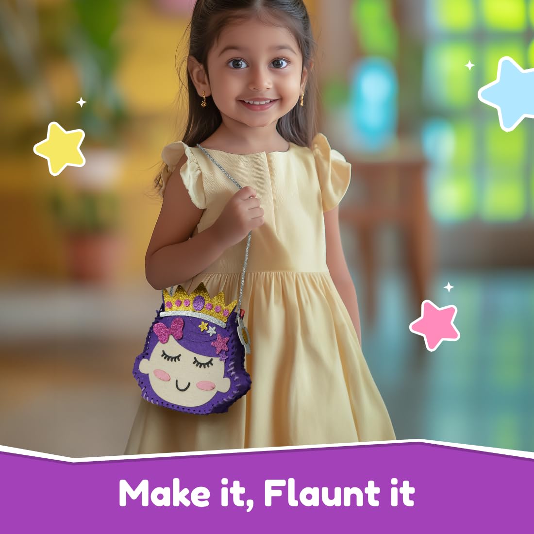 Bloomingo: Princess Sling Bag Art & Craft Kit