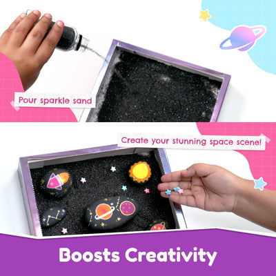 Bloomingo: Rock Painting-Soar Into Space Art & Craft Kit