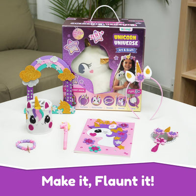 Bloomingo: Unicorn Universe 6-in-1 DIY Art & Craft Kit