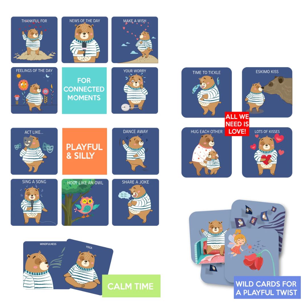 Chalk & Chuckles: Bedtime Bear - Goodnight Activity Game