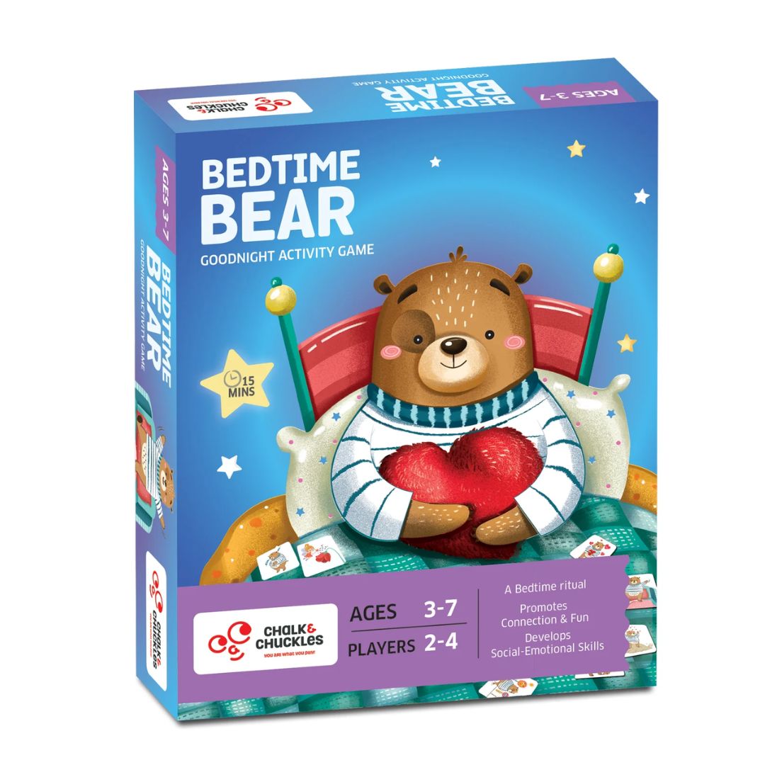 Chalk & Chuckles: Bedtime Bear - Goodnight Activity Game