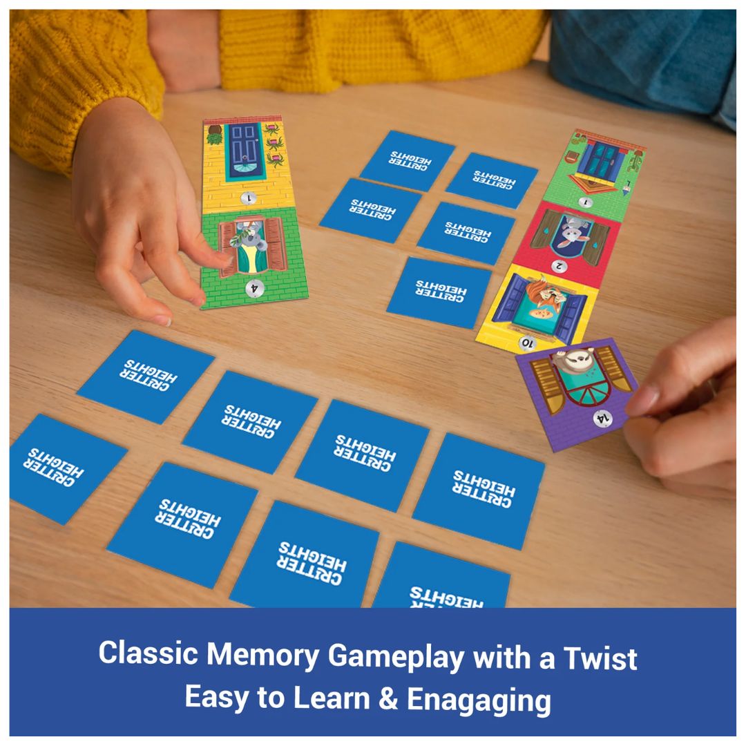 Chalk & Chuckles: Critter Heights - Memory & Number Game