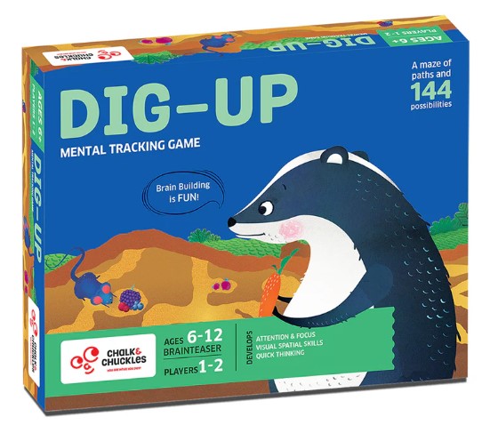 Chalk & Chuckles Dig Up Mental Tracking Game