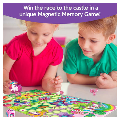 Chalk & Chuckles: Princess Race Board Game - Memory Game